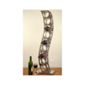 Cranville Wine Racks 9 Bottle Cast and Polished Solid Aluminium Girder Wine Rack