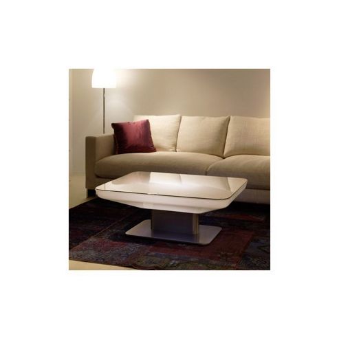Image of Moree Studio Indoor Table With Glass Top - 36cm