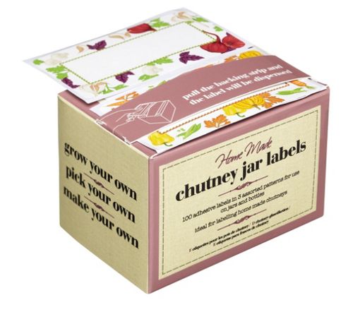 Image of Home Made Self-adhesive Chutney Jar Labels, Roll Of One Hundred