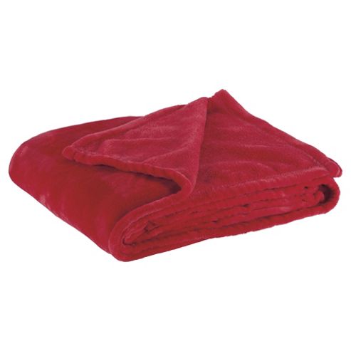 Image of Super Soft Fleece Throw, Flame