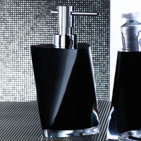 Image of Gedy Twist Soap Dispenser - Black