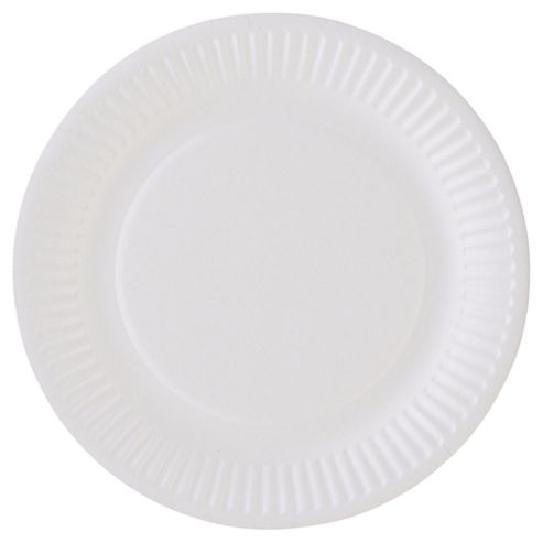 Image of Tesco Basic Paper Plates 18cm 25 Pack