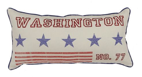 Image of Scatter Box Broadway Boys Washington Cushion - Cream