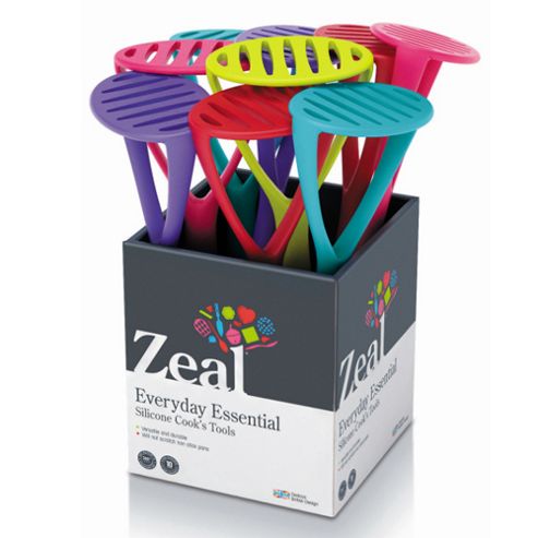 Image of Zeal Silicone Cook's Masher 25cm Assorted Colours