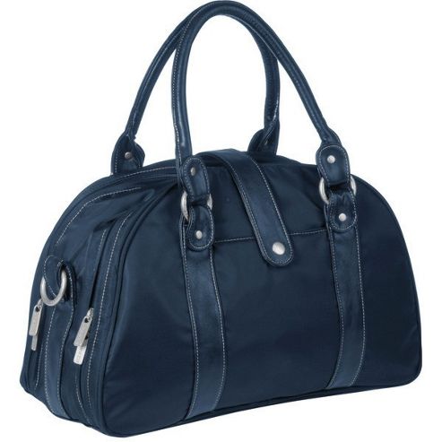 Image of Laessig Glam Shoulder Changing Bag Navy