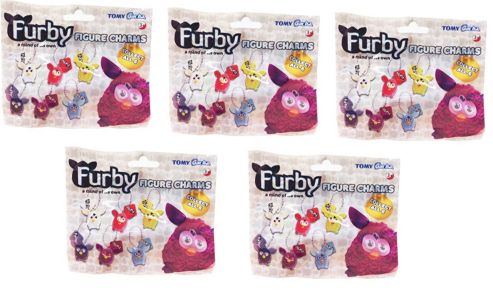 Image of Furby Figure Charms Blind Bag 5 Randomly Selected 5 Item Bundle