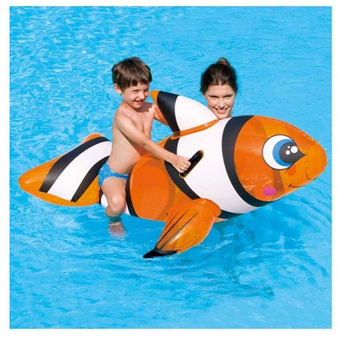 Image of Bestway 63" Clown Fish Swim Ride-on