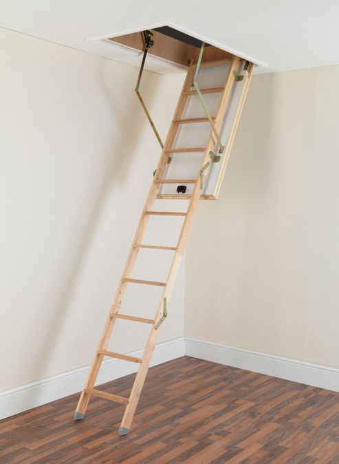 Image of Luxfold Timber Folding Loft Ladder