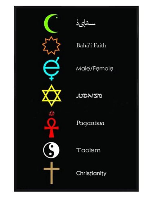 Image of Gloss Black Framed Co-exist Poster
