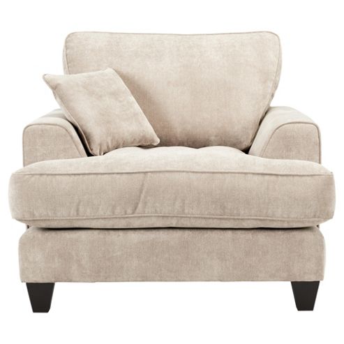 Image of Hampton Fabric Chair, Biscuit