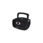 Groov-e GVPS713/BK Boombox - Portable CD Player with Radio - Black