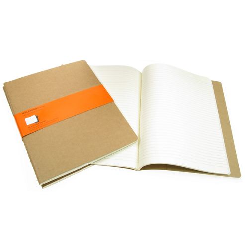 Image of Moleskine Cahiers X Large Ruled Journals Kraft Cover