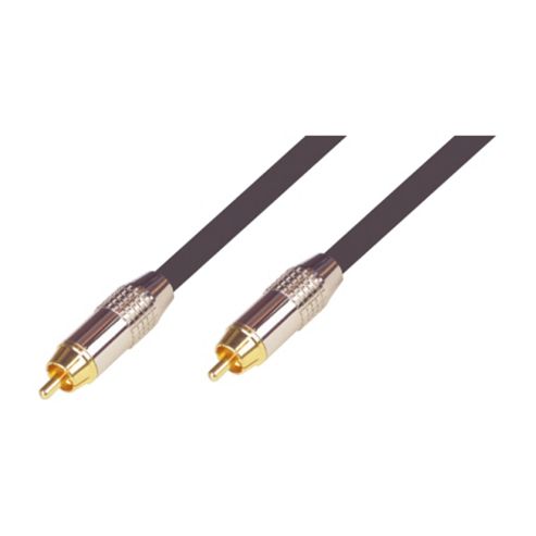 Image of Nikkai Digital Audio Coaxial Rca Cable Lead Gold 0.75m