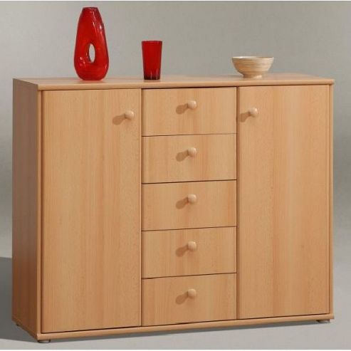 Image of Amos Mann Furniture Tempra Beech Wide Sideboard