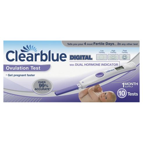 Image of Clearblue Digital Ovulation Test Kit Dual Hormone Indication 10 Tests