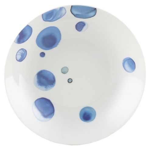 Image of Splash Pasta Bowl, Super White Porcelain
