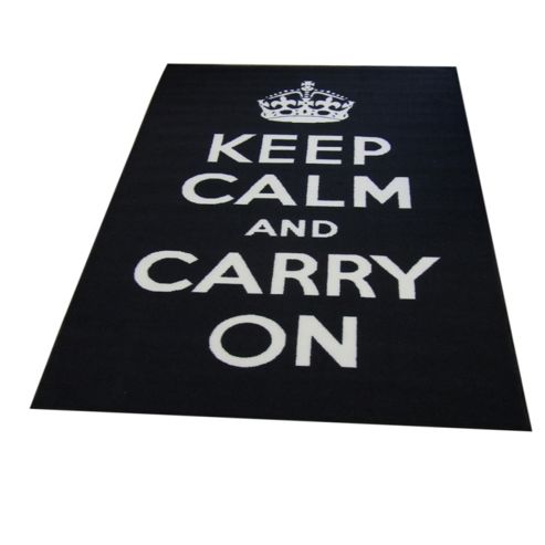 Image of Matrix Themes Carry On Black/white 100x160 Nylon Mat
