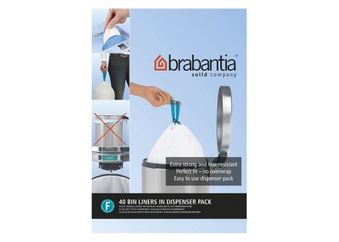 Image of Brabantia Perfectfit Bags Size F 20 Litre Slim 40 Bag Dispenser Pack