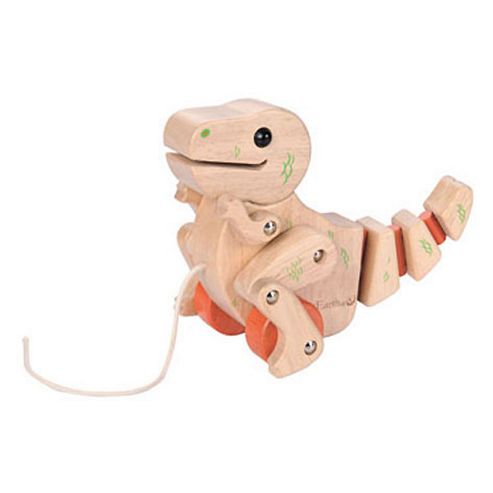 Image of Everearth Pull Along T-rex 18+ Months