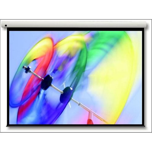 Image of Optoma Panoview De-3120ega 20 Inch Motorised 4:3 Electric Drop Down Projection Screen (matte White)
