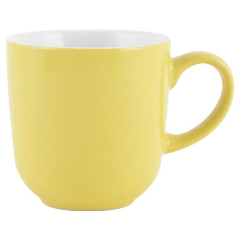 Image of Tesco Plain Yellow Hug Mug Single