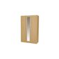 Alto Furniture Visualise Shaker Three Door Wardrobe with Mirror in Veradi Oak