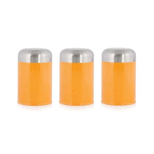 Image of Cook Incolour Set Of 3 Dome Canister - Orange