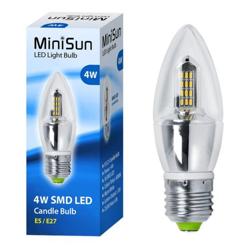 Image of Minisun Es 4w 36 Smd Led Candle Bulb 6000k 330 Lumens