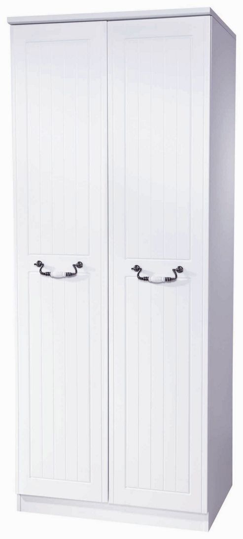 Image of Welcome Furniture Coniston Plain Wardrobe - White - 182.5cm H