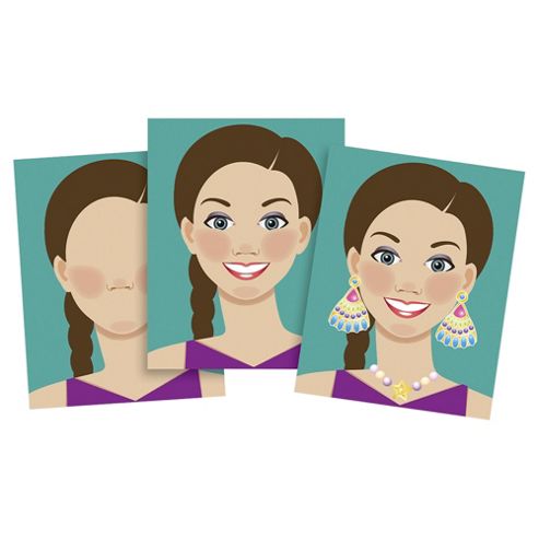 Image of Make - A - Face - Sticker Pad - Melissa & Doug