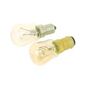 Clear 25W SBC B15 Lamp Light Pygmy Bulb 2-Pack