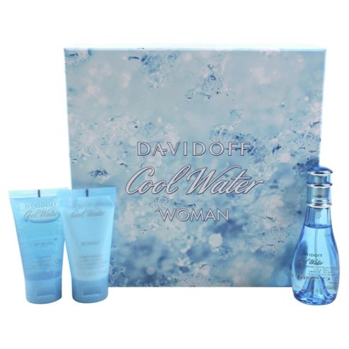 Image of Davidoff Coolwater Femme 50ml Edt Vapo + 50ml Shower + 50ml Body