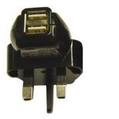 U-Bop Twin-Port Mains Usb Travel Charger