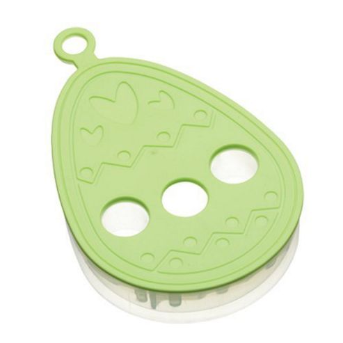 Image of Kitchen Craft Let's Make Silicone Easter Egg Three Dimensional Cookie Cutter