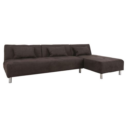Image of Leader Lifestyle Maison Sofa Bed - Dark Chocolate Brown Fabric