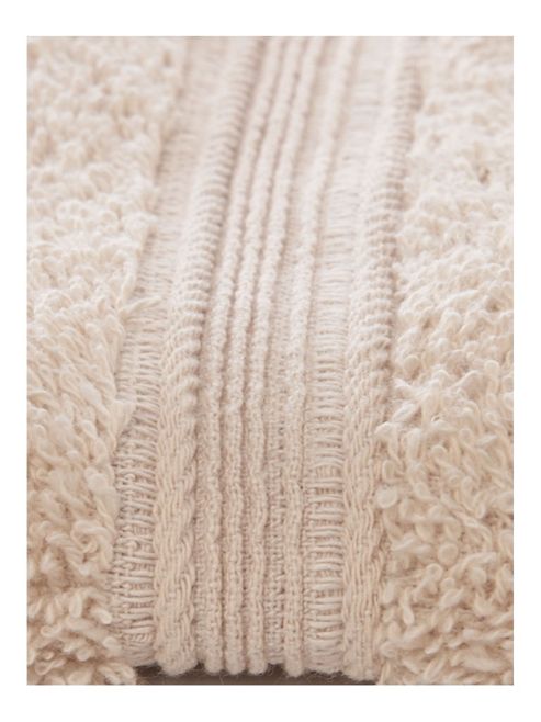 Image of Linea 100% Cotton Supersoft Sand Face Cloth In Brown