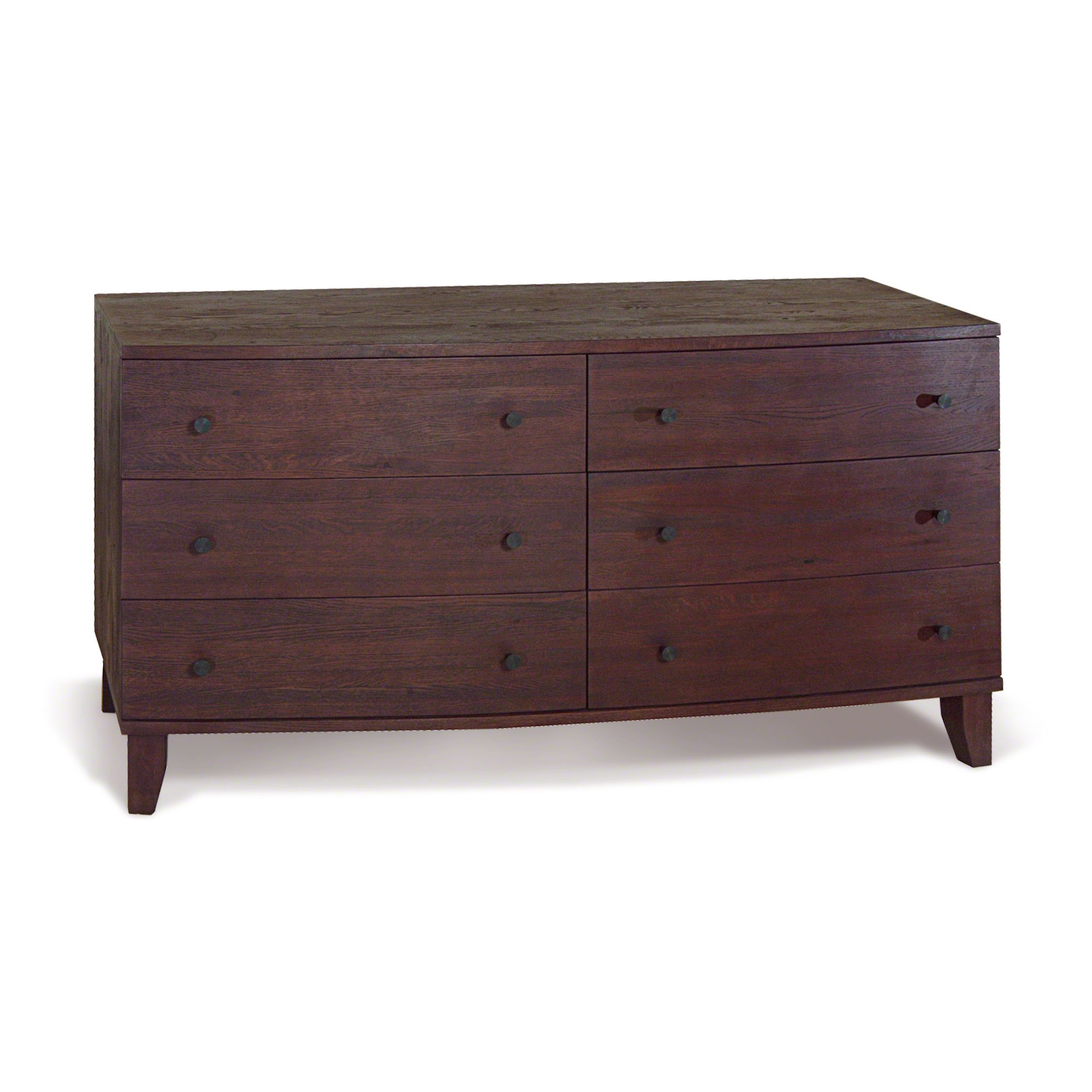Oceans Apart Cordoba Dark Oak Wide 6 Drawer dresser - Dark Oak at Tesco Direct