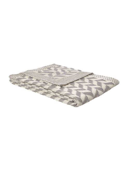 Image of Zigzag Knit Throw