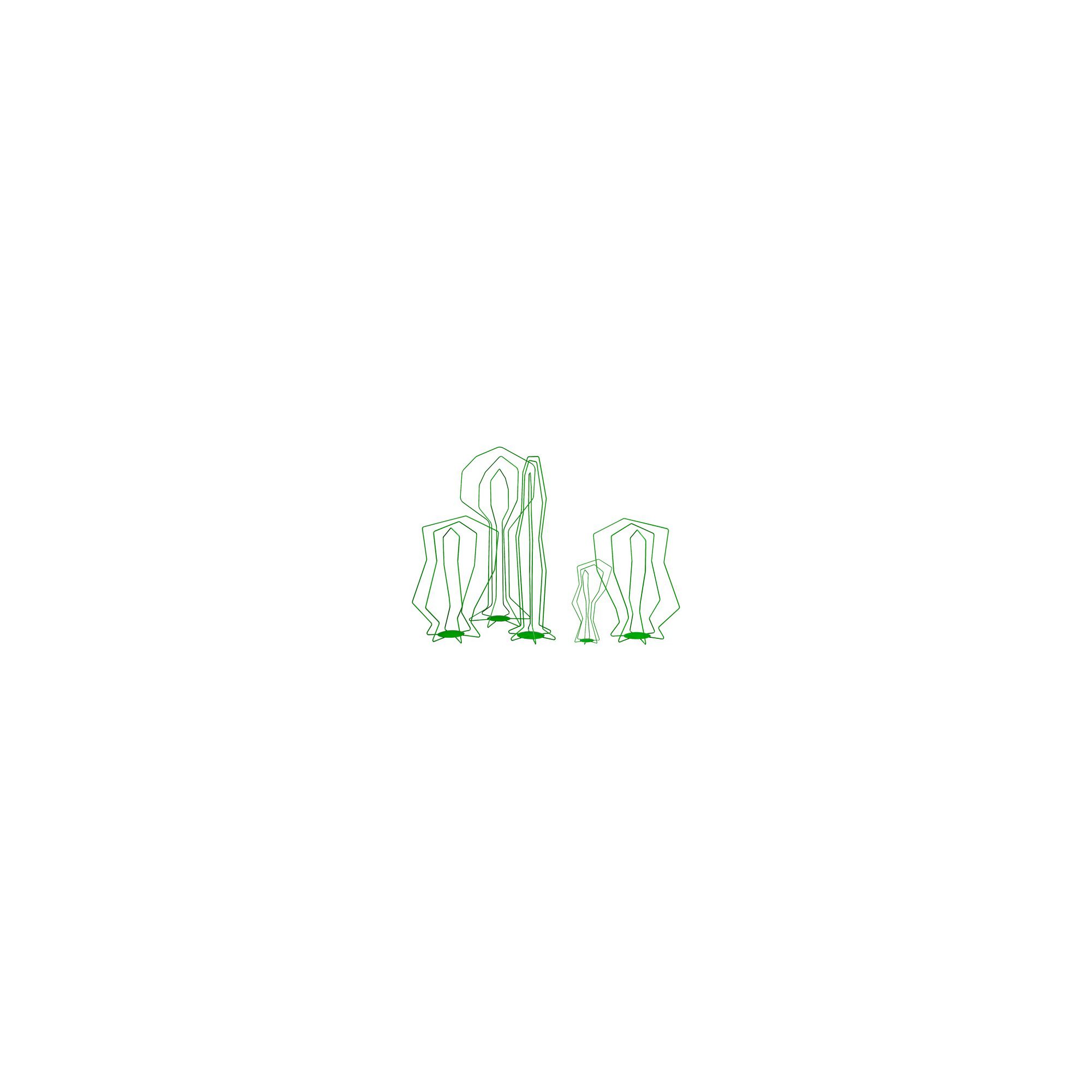 FLORA Picto Wire Sculpture Element - 210 cm - Light Green at Tesco Direct