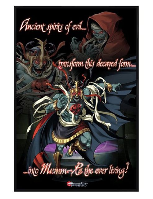 Image of Thundercats Gloss Black Framed Mumm-ra The Ever Living! Poster