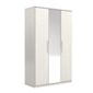 Urbane Designs Prague 3 Door Wardrobe - White