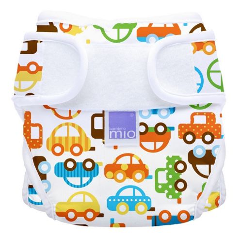 Image of Bambino Mio Miosoft Reusable Nappy Cover - Size 2 (traffic Jam)