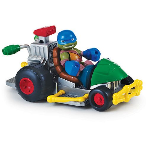 Image of Teenage Mutant Ninja Turtles Half-shell Heroes Patrol Buggy With Racer Leo