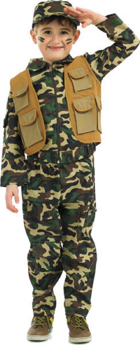 Image of Army Boy - Child Costume 6-7 Years