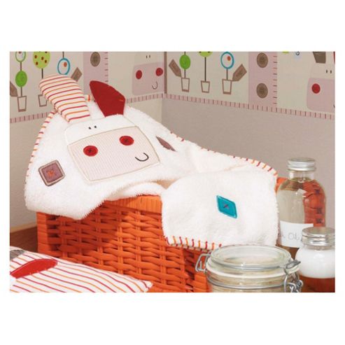 Image of Herbs Garden Cuddle Robe With Washmitt