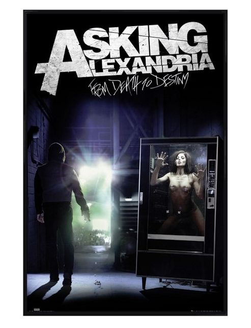 Image of Asking Alexandria Gloss Black Framed From Death To Destiny Aa Poster