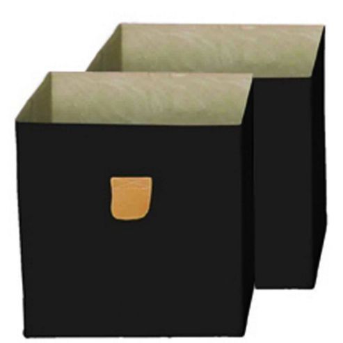 Image of Home Etc Glengall Storage Box (set Of 2) - Black