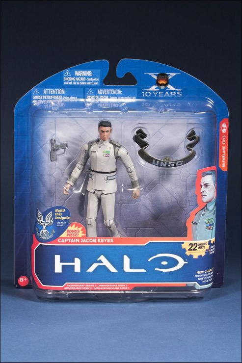 Image of Halo Anniversary - Captain Jacob Keyes Action Figure - Series 2 - Mcfarlane