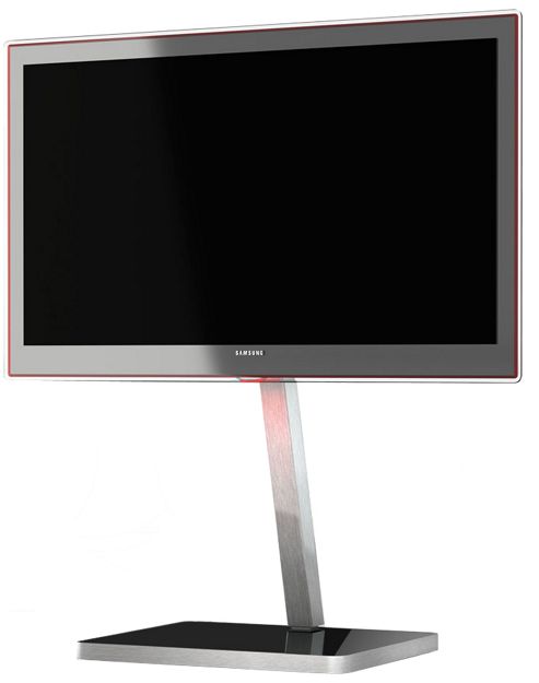 Image of Sonorous Pl 2700blk Tv Stand