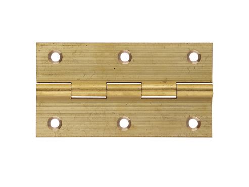 Image of Basic 002501 Butt Hinge Brs 75mm Solid X2